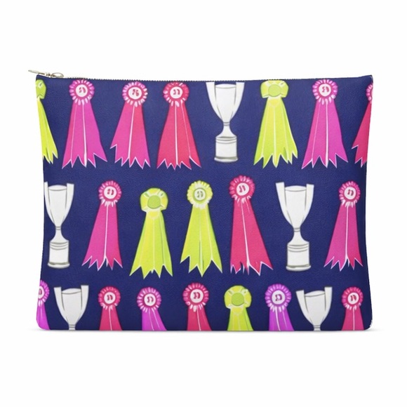 New Winner’s Accolades Derby Leather Clutch Ascot Equestrian Horse Racing